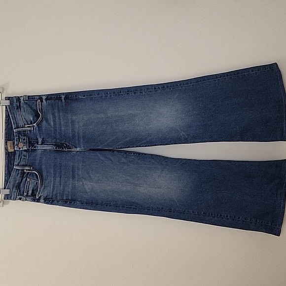 MotherThe Roller Mid-Rise Wide-Leg Jeans Riding The Cliffside Size 28 - Picture 3 of 16